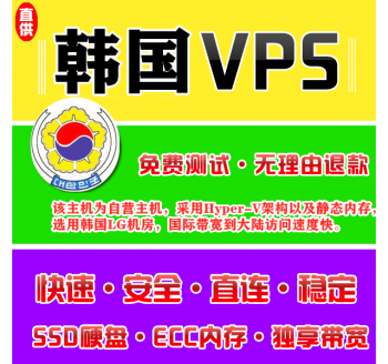 韩国VPS推荐8912M购买，seo/sem领域